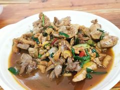 炒鸭杂-忠记姜母鸭