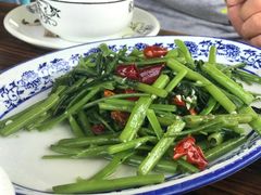 白灼空心菜-瀏河老街土菜館(浏河店)