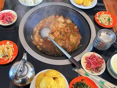 -北京龙庆四季香农家饭庄·灶台鱼·碳烤虹鳟鱼(龙庆峡店)