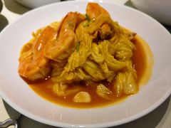 胶东白菜烧大虾-悦融琥珀·京鲁菜·海味珍品(西单店)