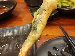 苏叶烤鸡皮虾-鸟串烧Yakitori