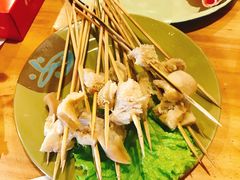 特色竹签牛肚-东镇老火锅(长春路首店)