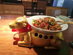28秒爆炒黄牛肉-望湘园·洞庭渔宴(浦江欢乐颂店)