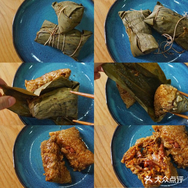 炒鸡无敌好吃的手工大肉粽，内馅简直绝了[得意]