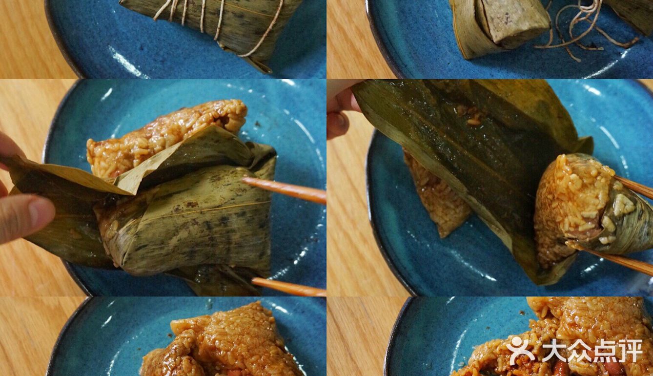 炒鸡无敌好吃的手工大肉粽，内馅简直绝了[得意]