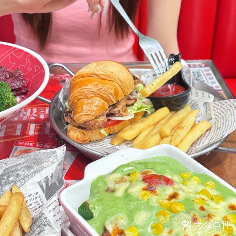 来广州动物园/必吃茶餐厅的绿色饭