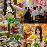 在独立的小院子里，和三两朋友，吹着晚风吃烤肉