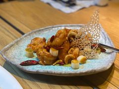 腰果宫保大虾球-莲·中餐厅(成都首座万豪酒店)