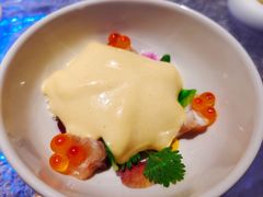 季节海鲜，鲑鱼子，开心果-九献·创意菜(亮马河饭店)