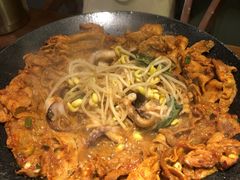 铁板章鱼五花肉-春熙台韩国料理·章鱼肥牛(西丽店)