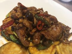 翡翠瓜炒爽肉-新骏景万豪酒店·万豪中餐厅
