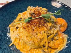 芝士蘑菇鲜虾意大利面-BE BRIGHT KITCHEN(正佳广场店)