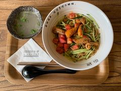 藤椒鱿鱼拌面-每碗面馆(新鸿安大厦店)