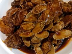 红岛蛤蜊炒小公鸡-船歌·鱼水饺青岛菜(枫蓝国际购物中心店)