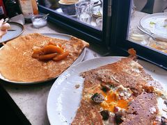 鸡蛋蘑菇熏肉荞麦可丽饼-RAC BAR(安福路店)