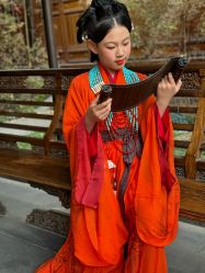 -后宫·古装汉服京剧儿童亲子全家福摄影