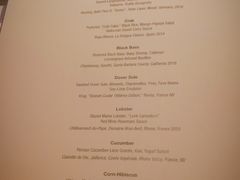 菜单-Le Bernardin