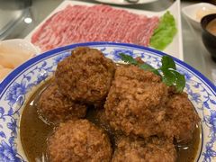 京城浓香老汤炖丸子-京门老爆三·铜锅涮肉 爆肚(望京店)