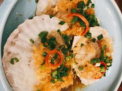 蒜蓉粉丝蒸扇贝（一片）-新白鹿餐厅(爱琴海购物中心店)