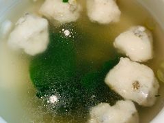 鲜嫩黄花鱼丸汤-将相和·海鲜蒸饺大连菜