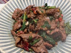 薄荷叶爆炒牛肉-呐咪傣园·云南菜(石厦店)