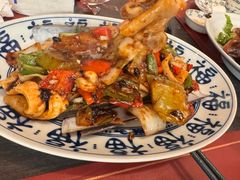 豉椒味菜炒圣子-香港祥正飯店·正宗灣仔50年海鲜老字号