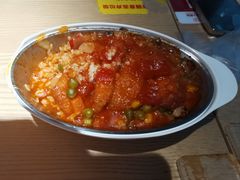 番茄猪排焗饭-北大家园食堂
