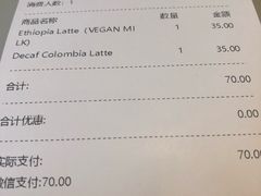 账单-Seesaw Coffee(上生新所店)
