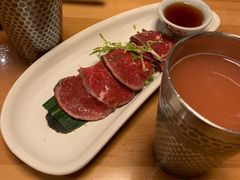 生鸡蛋拌牛肉-王鼎精致料理铁板烧(世博源店)
