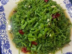 清炒丝瓜尖-老宅子私房菜馆(大理古城店)