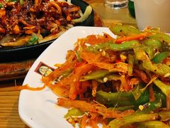 拌明太鱼-喇喇排骨火锅·传统韩式脊骨汤(望京西园总店)