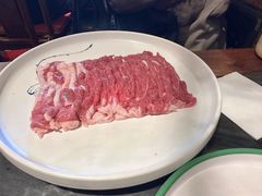 手切羊腿肉-南门四季铜锅涮肉(东坝店)