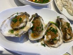 蒜蓉乳山生蚝-渔家风味·鲅鱼水饺·央视展播·海鲜天津菜(开发区店)