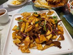 羊肉炒馕-撒拉花儿·新疆菜·清真(太阳宫店)
