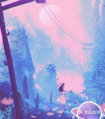 梦幻光影插画，温暖的画面！