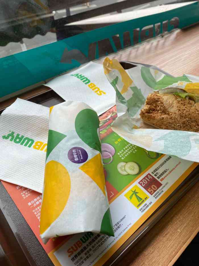 赛百味subway(区庄店)-"团购38蚊的双人券,6寸金枪鱼 6寸意大.