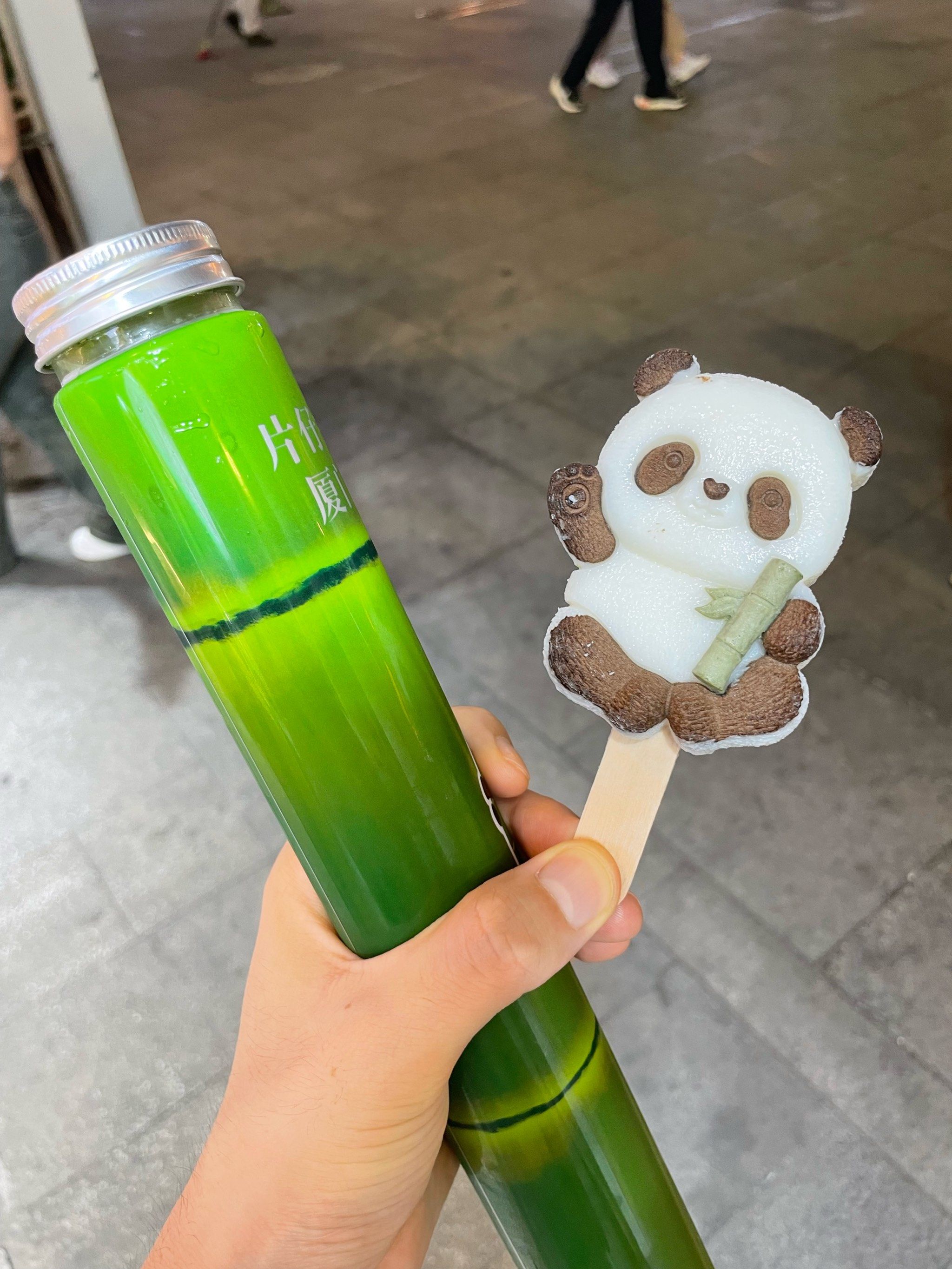 熊猫冰淇淋也太可爱了吧