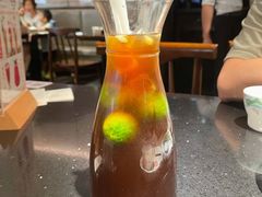 阿旺调的可乐冰桔茶-老头儿油爆虾·知味杭州(爱琴海购物中心)