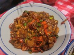 土豆泥肥肠-荆九爷爆炒桥头三嫩(夫子庙店)