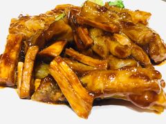 松蘑烧蹄筋-万荣烤鸭店·北京菜(天坛店)