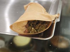 泡豇豆鲜肉末蛋烘糕-易老大蛋烘糕(奎星楼总店)