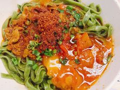 油泼菠菜面-秦关面道(世博店)