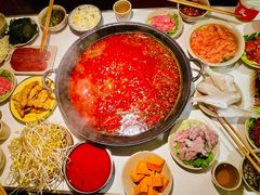 鲜鸭血-朱氏胖子烂火锅(洪崖洞店)
