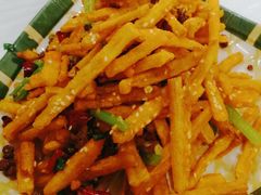 干煸藕丝-澎湖湾农家菜(八一路楚天府店)