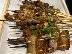 -山野的朋友露营炭火烤肉