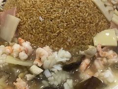 三鲜锅巴-北大地皖峰饭馆