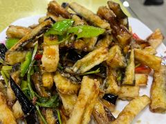 风味茄子-春水锅贴·传统鲁菜(大明湖店)