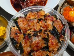 -草家酱蟹炭火烤肉店(珲春南路一店)