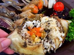 蟹黄拌饭-咸草酱蟹