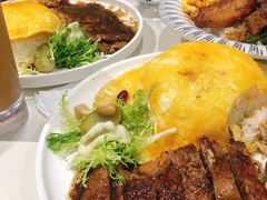 黑椒牛扒蛋包饭-锦园春香港茶餐厅(西海湾旗舰店)